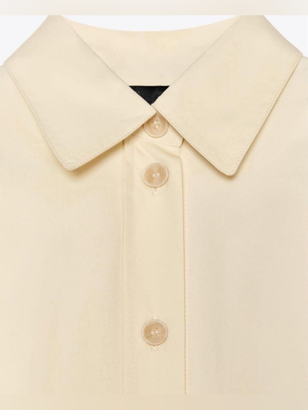 ZARA ~ ZW COLLECTION poplin shirt dress - Picture 12 of 17